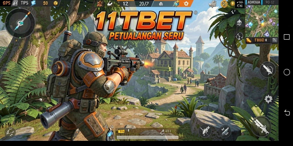 Tampilan utama gameplay 11TBET dengan aksi menegangkan.