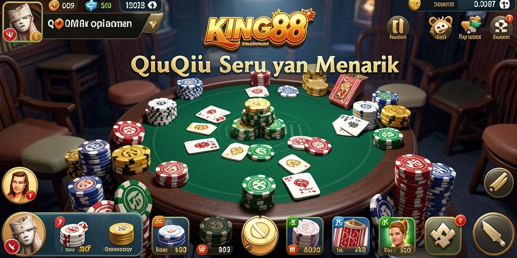 Tampilan gameplay QiuQiu yang menarik di KING88.