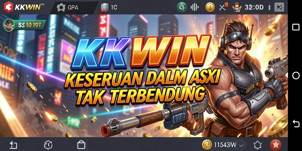 Screenshot gameplay KKWIN menampilkan aksi seru dan grafis memukau.