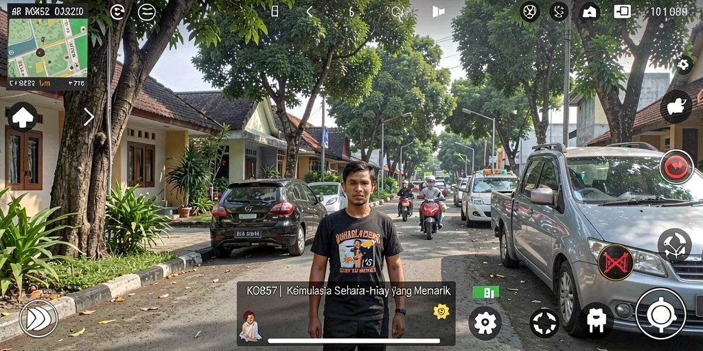 Tampilan gameplay yang menarik dan interaktif di KO857.