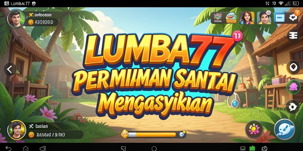 Screenshot gameplay LUMBA77 menampilkan suasana permainan yang seru.