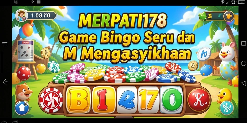 Screenshot gameplay <strong>MERPATI178</strong> yang menunjukkan atmosfer permainan Bingo yang seru.
