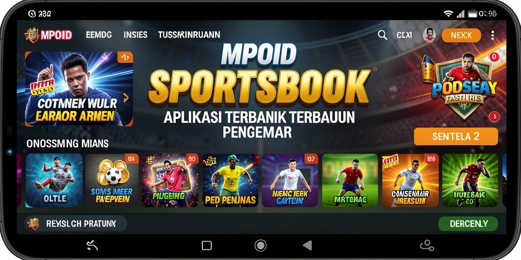 Screenshot MPOID menampilkan antarmuka taruhan olahraga yang menarik.