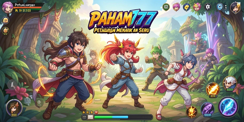 Tampilan gameplay seru PAHAM777 dalam dunia Anime.