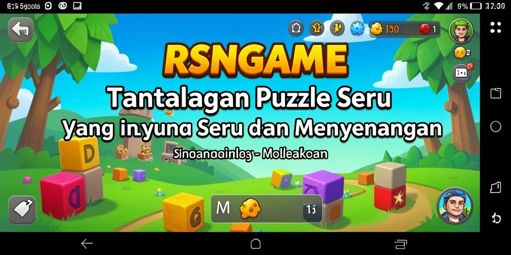 Tampilan gameplay RSNGAME yang menantang dan seru.