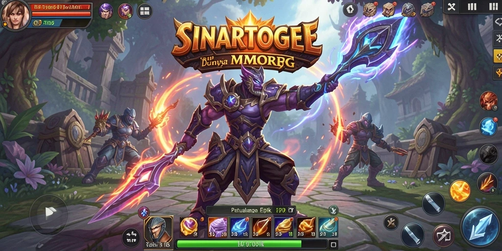 Screenshot gameplay SINARTOGEL menampilkan aksi petualangan yang mendebarkan.