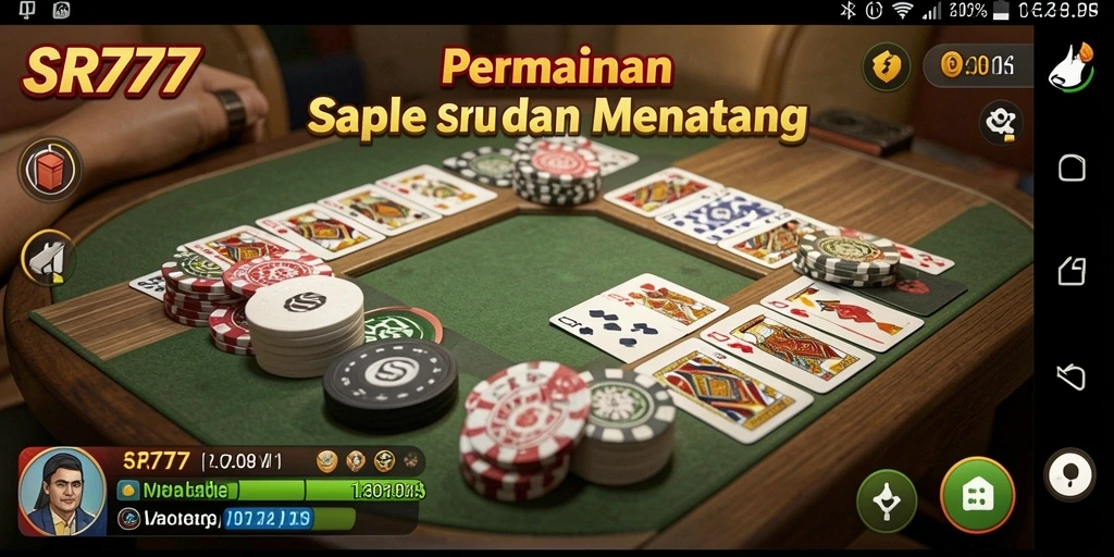 Gameplay seru Gaple di SR777 dengan grafis menarik.
