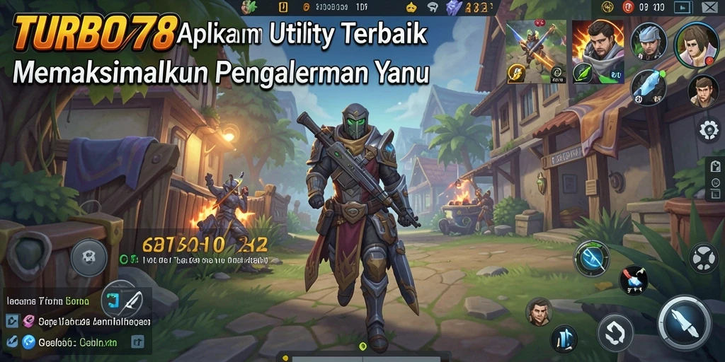 Screenshot utama TURBO78 menampilkan antarmuka aplikasi Utility yang intuitif.