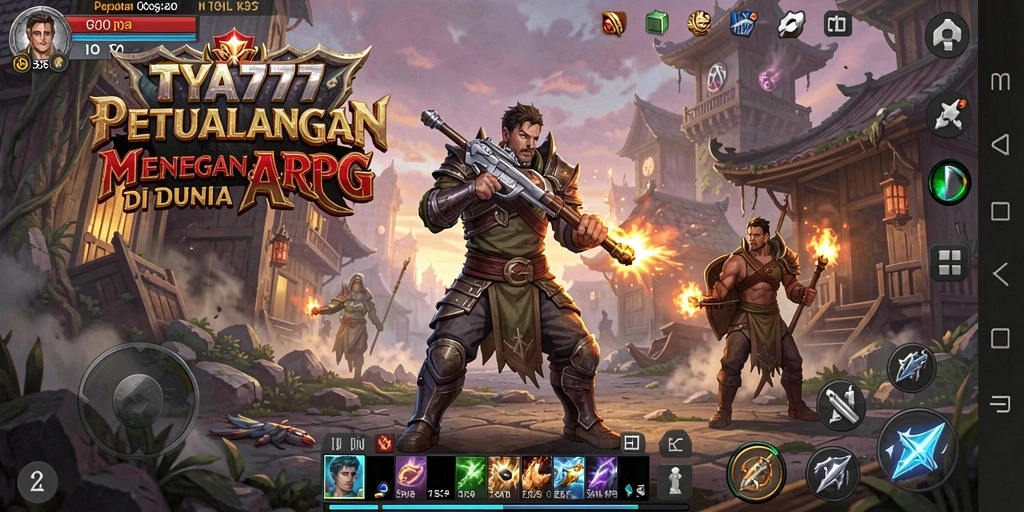 Tampilan gameplay ARPG TYA777 yang mendebarkan dan menegangkan.